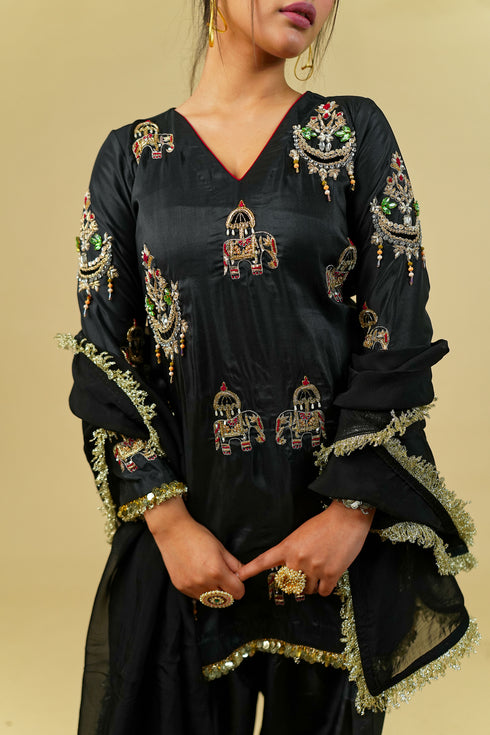 Embroidered Punjabi Suit