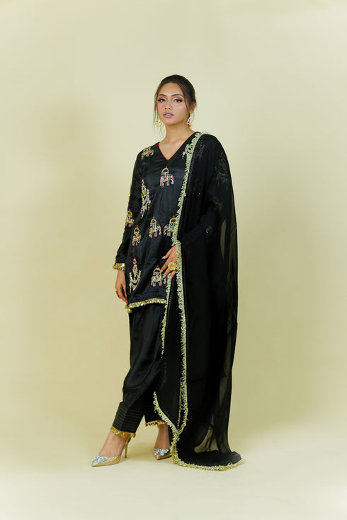 Embroidered Punjabi Suit