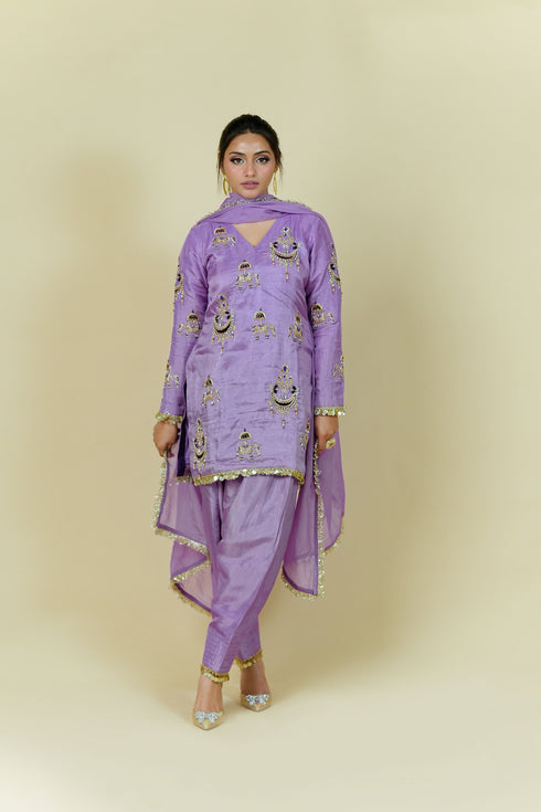 Embroidered Punjabi Suit