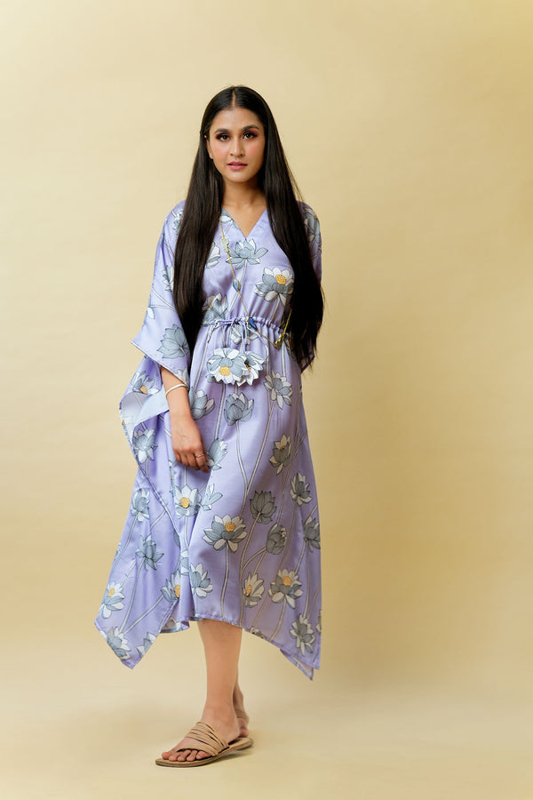 Lotus Lagoon Kaftaan, Purple