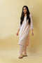 Organic Impearl Pure Linen Kurta Set, Pale Pink