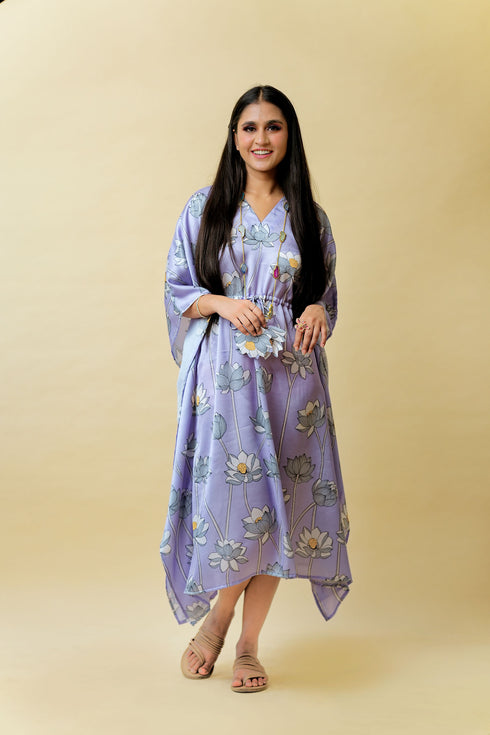 Lotus Lagoon Kaftaan, Purple