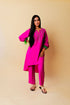 Starry Rain Hand Embroidered High-Low Kurta Set