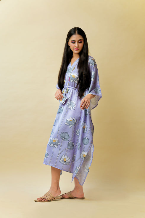 Lotus Lagoon Kaftaan, Purple