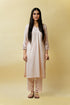 Organic Impearl Pure Linen Kurta Set, Pale Pink