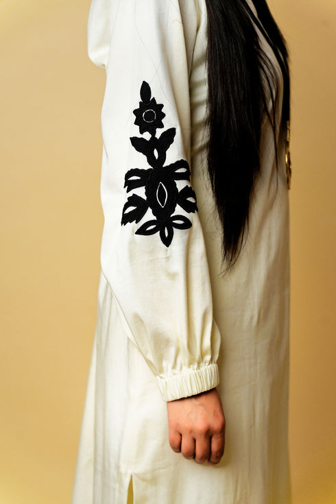 Motif With Baggy Arms Comfort Kurta set