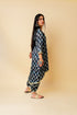 Ajrak Print High-Low Kurta Set