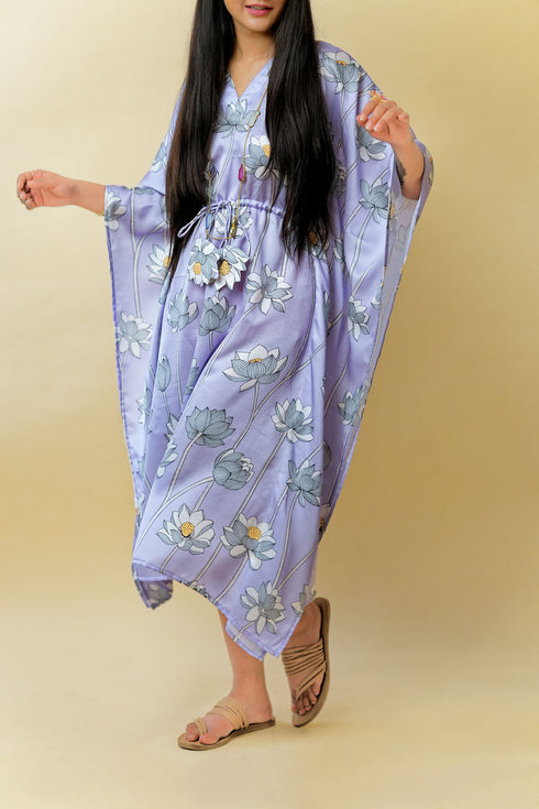 Lotus Lagoon Kaftaan, Purple
