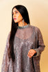 Startrail Drape Cape Top, Silver