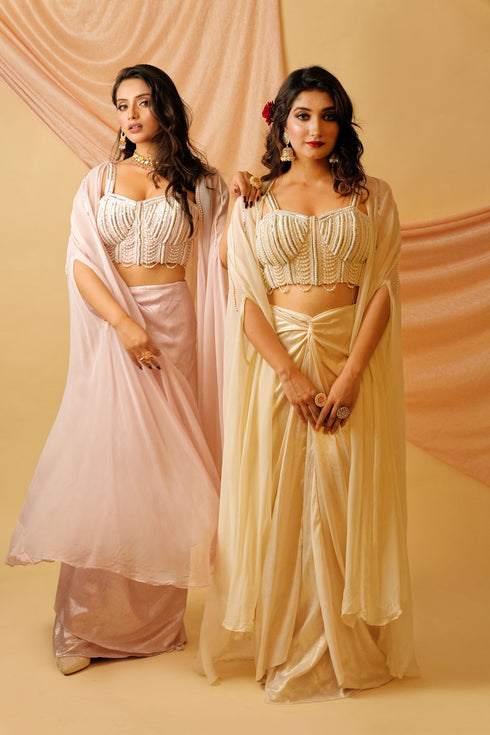 Pearl Drop Drape Set