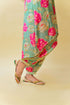 Bageecha Asymmetrical Kurta Set, Pistachio Green