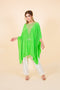 Drop Cut Drape Kaftan with Salwar, Green